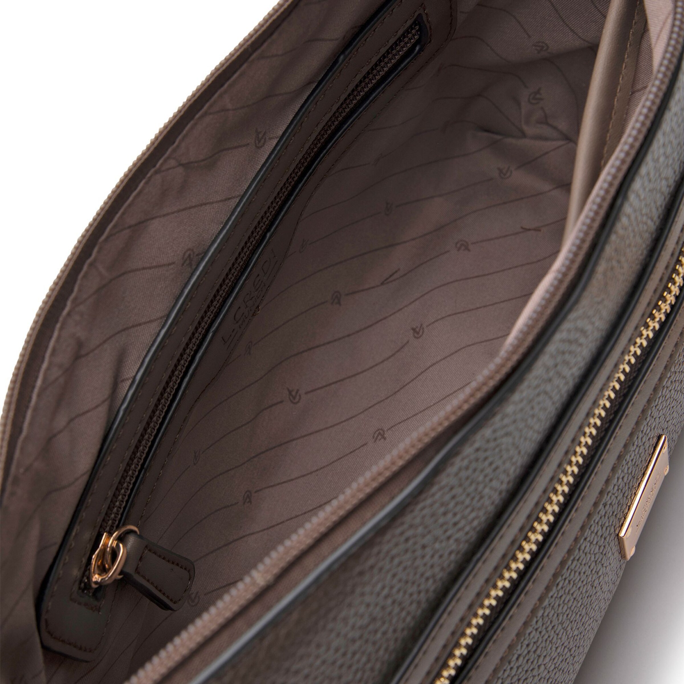 Borsa a spalla 'Petronilla' di L.CREDI in marrone