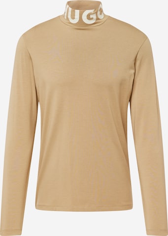 HUGO Shirt 'Dardini' in Brown: front
