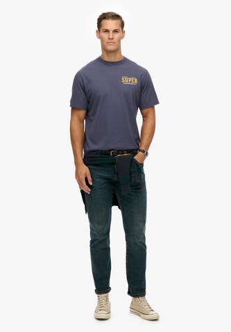 T-Shirt Superdry en bleu