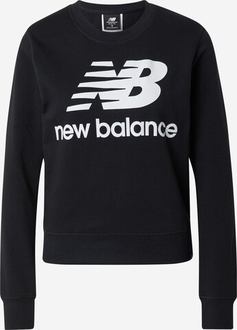 Sweat-shirt 'Essentials' new balance en noir : devant