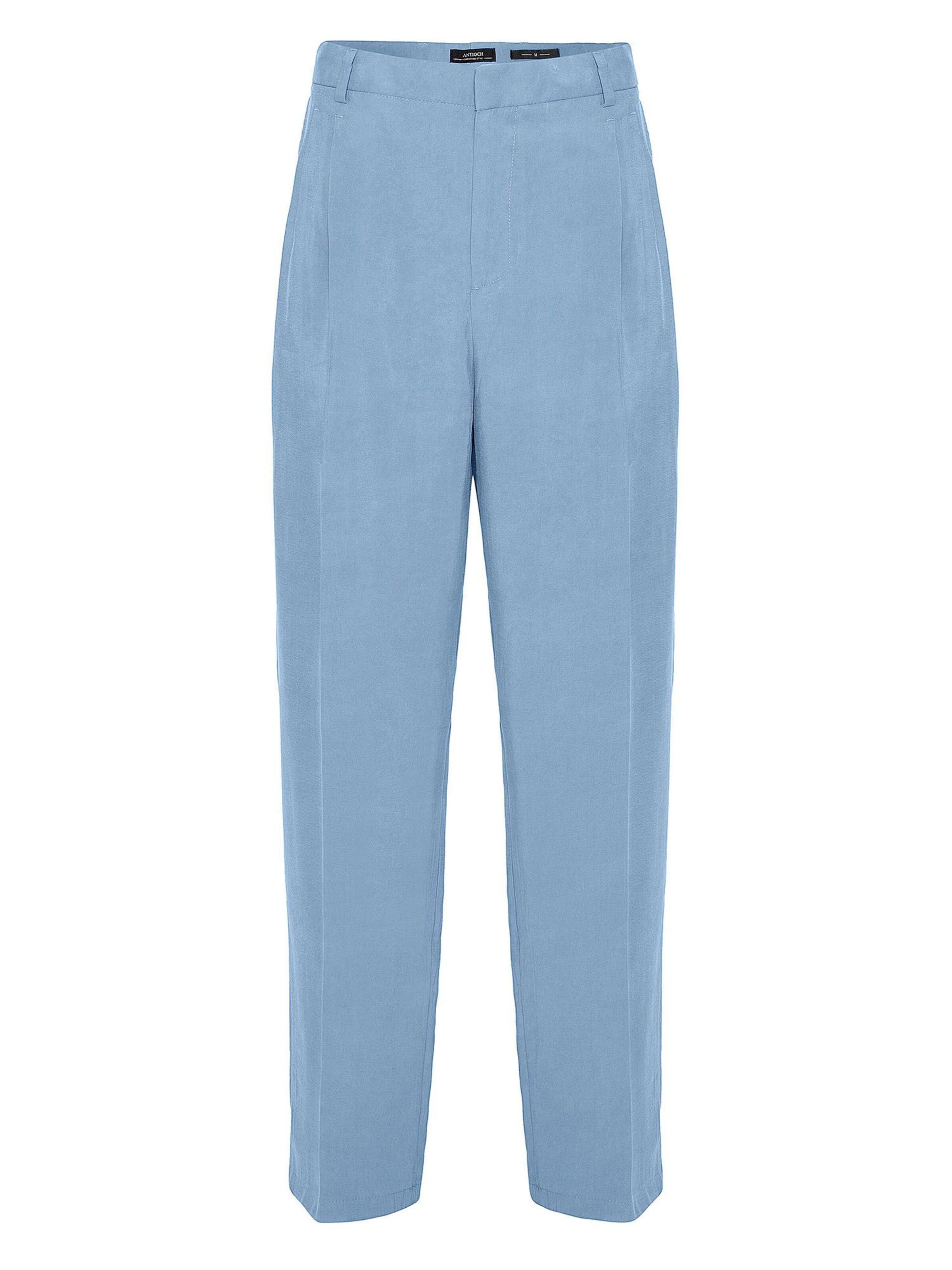 Antioch Loosefit Élére vasalt nadrágok - kék: elől
