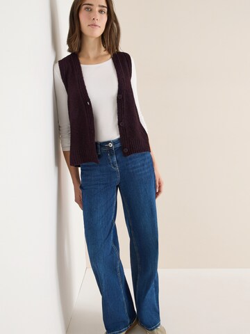 CECIL Kötött mellény - lila