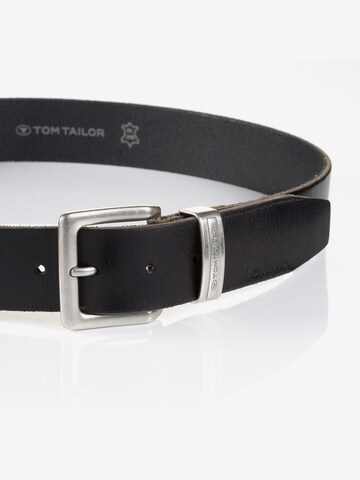TOM TAILOR Belt 'JACOB' in Black