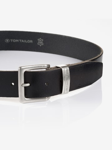 Ceinture 'JACOB' TOM TAILOR en noir