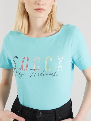 Soccx قميص بلون أزرق
