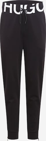 Tapered Pantaloni 'DUROS' di HUGO Red in nero: frontale