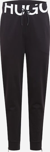 Pantaloni 'DUROS' HUGO pe negru / alb, Vizualizare produs