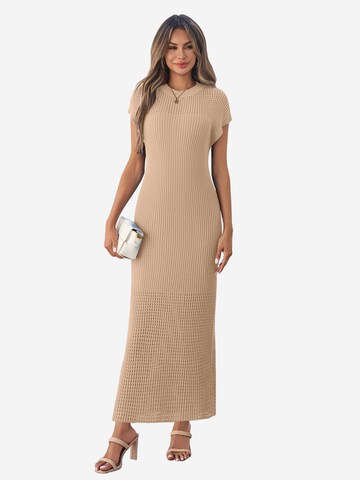 Imily Bela Kleid in Braun: Vorderseite