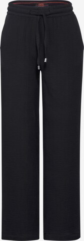 CECIL Pants 'Musselin' in Black: front