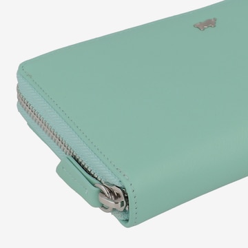 Braun Büffel Wallet 'Joy' in Green