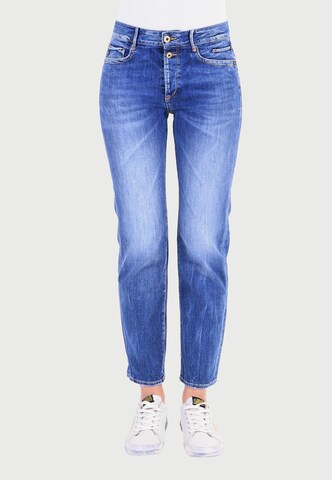 Le Temps Des Cerises Regular Jeans in Blau: Vorderseite