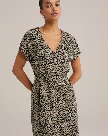 WE Fashion - Vestido em castanho