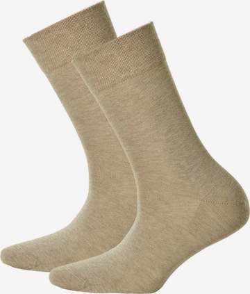 Chaussettes Hudson en beige : devant