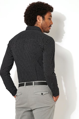 DESOTO Slim fit Button Up Shirt in Black