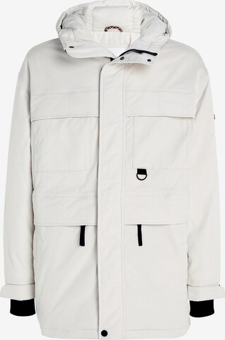 Tommy Jeans Tussenparka in Wit: voorkant