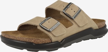 BIRKENSTOCK Mules 'Arizona' in Beige: front