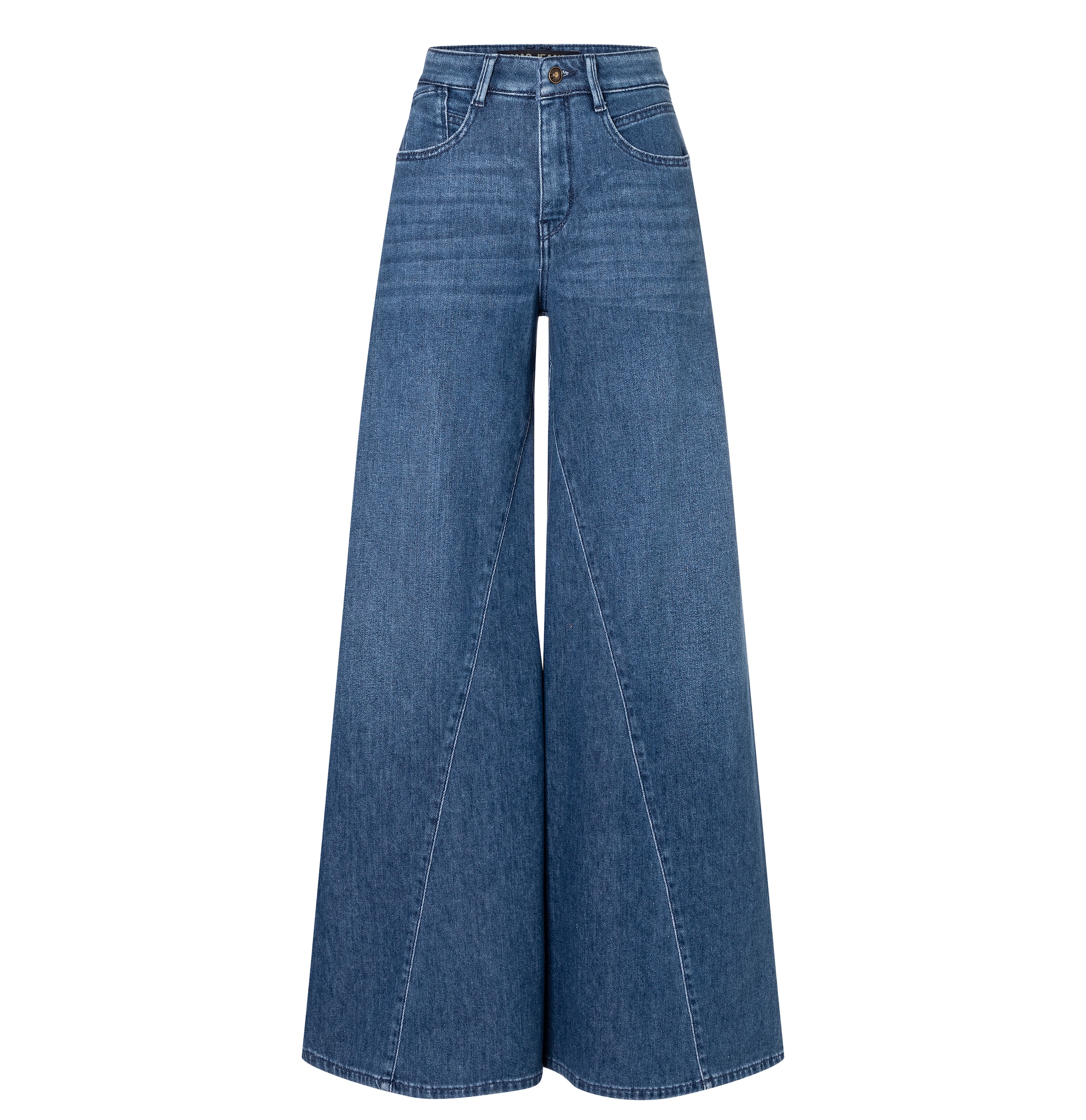 MAC Wide Leg Jeans in Blau: Vorderseite