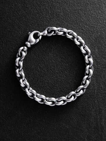 REYTEL Armband 'MACHT' in Zilver