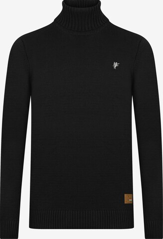 DENIM CULTURE Pullover 'Jason' in Schwarz: predná strana