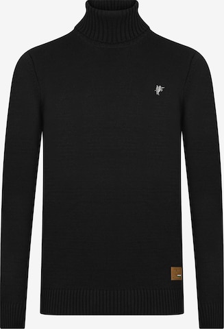 DENIM CULTURE Sweater 'Jason' in Black: front