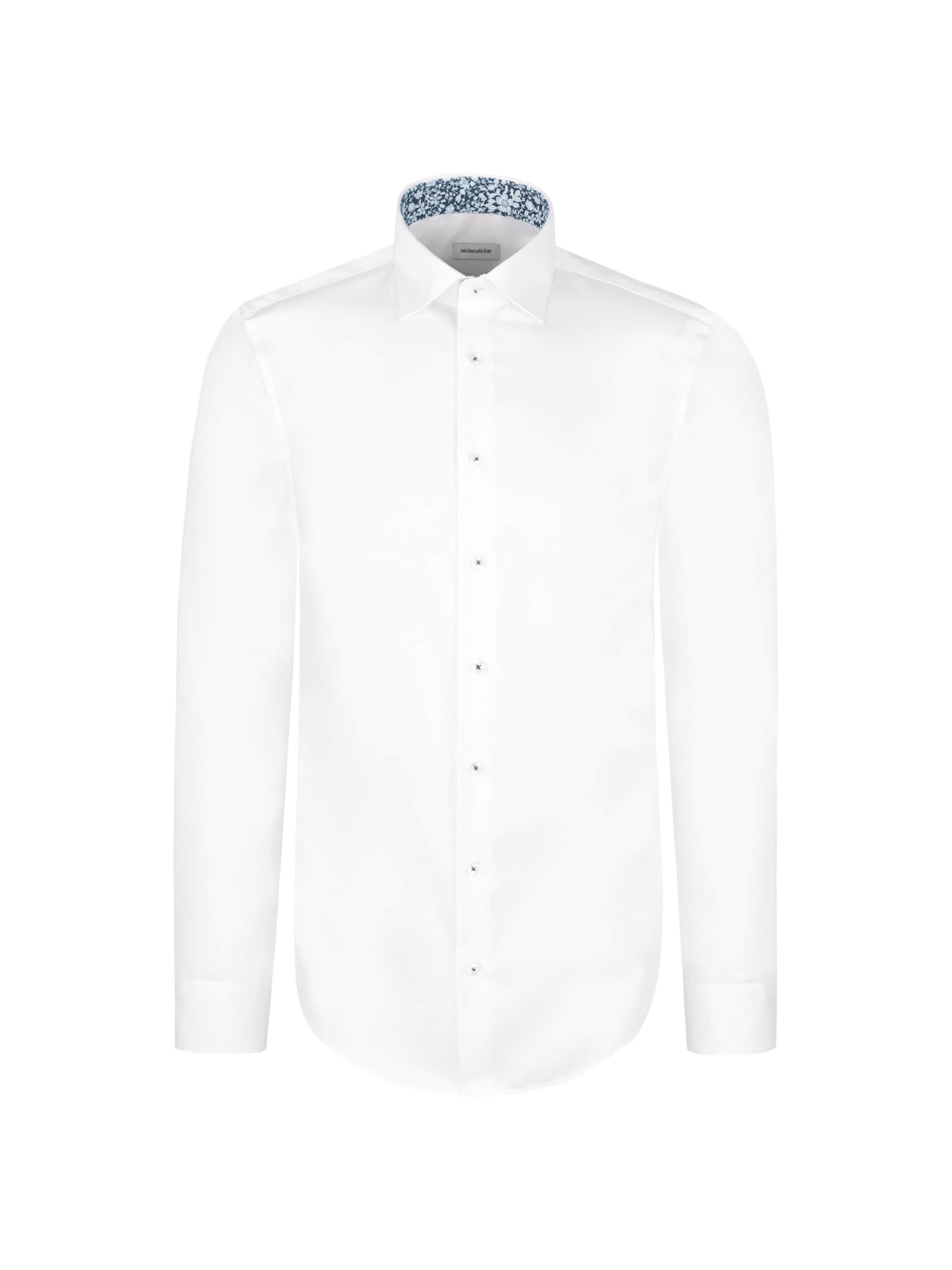 SEIDENSTICKER Slim Fit Businesshemd in Weiß: Vorderseite