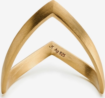 Bague 'V' Jane Kønig en or : devant