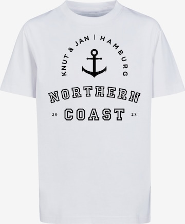 F4NT4STIC Shirt in Wit: voorkant