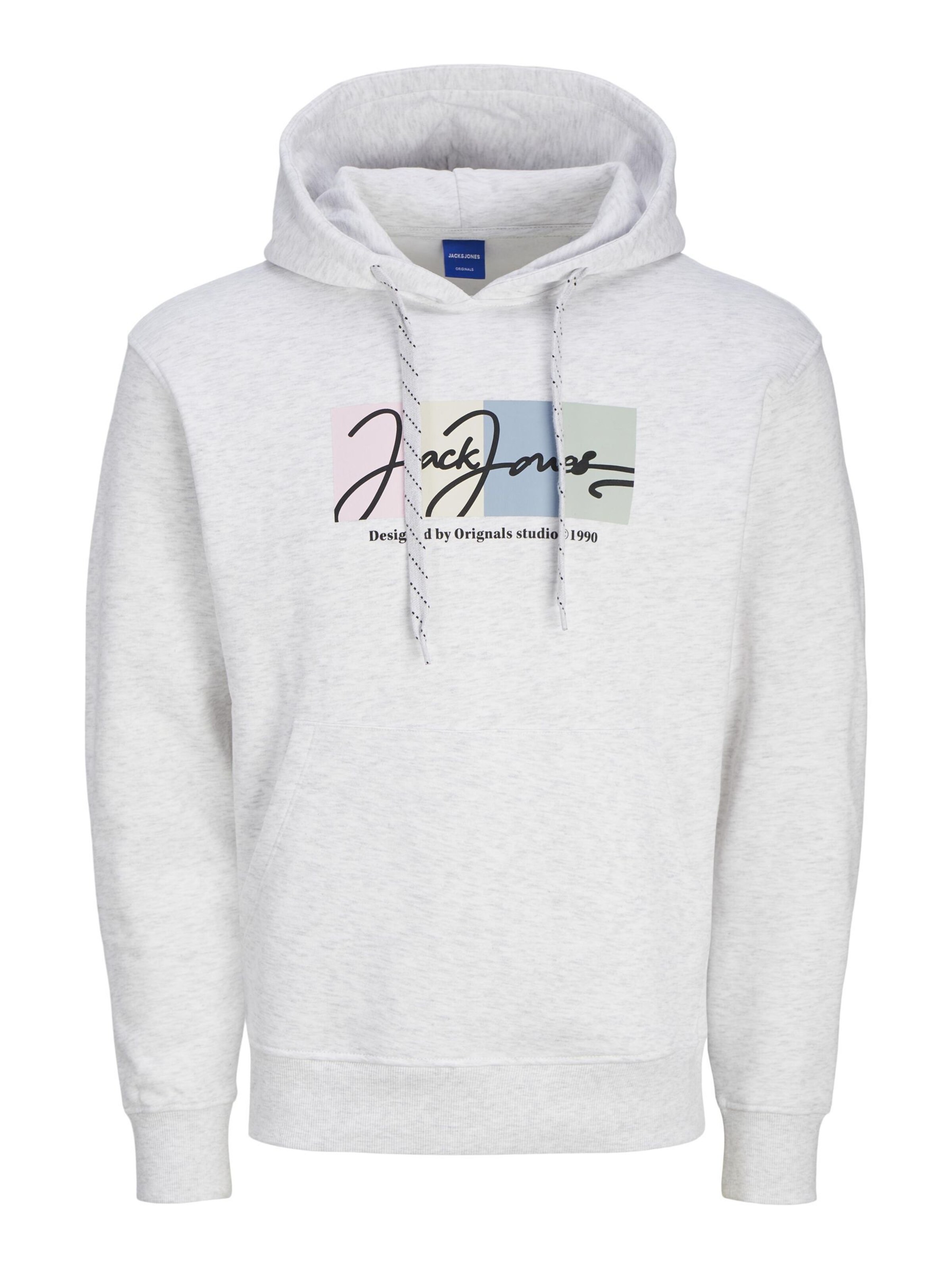 ADIDAS ORIGINALS Sweatshirt Q3 Atlanta in White ABOUT YOU