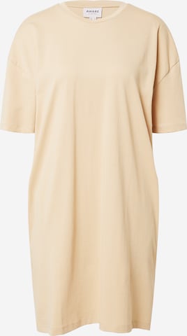 Aware Dress in Beige: front