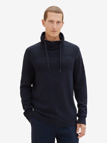 TOM TAILOR Sweater in Blue: front