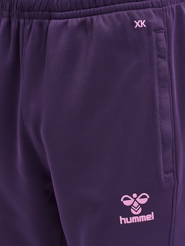 Hummel Regular Workout Pants in Purple