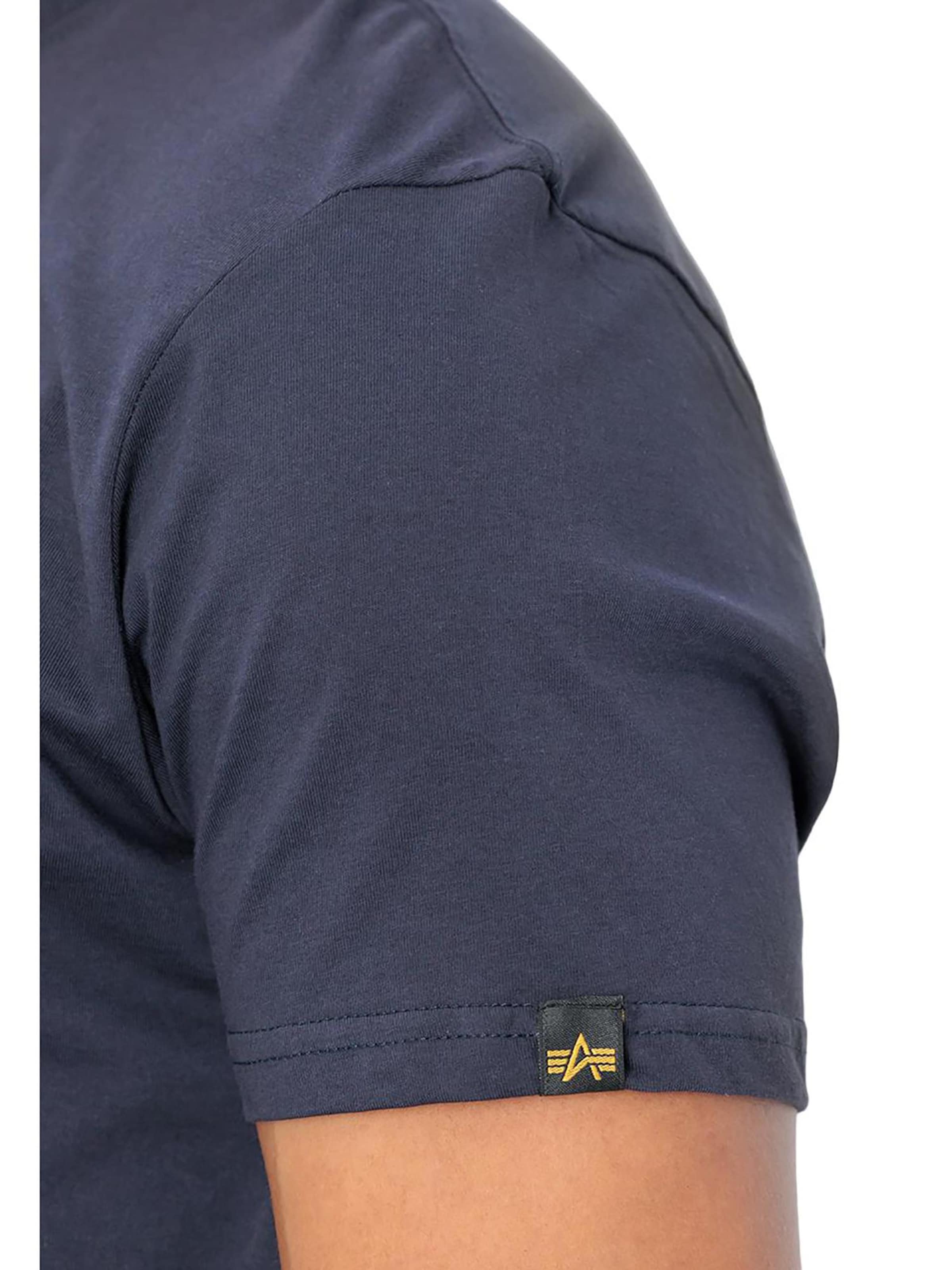 ALPHA INDUSTRIES Koszulka w kolorze niebieski