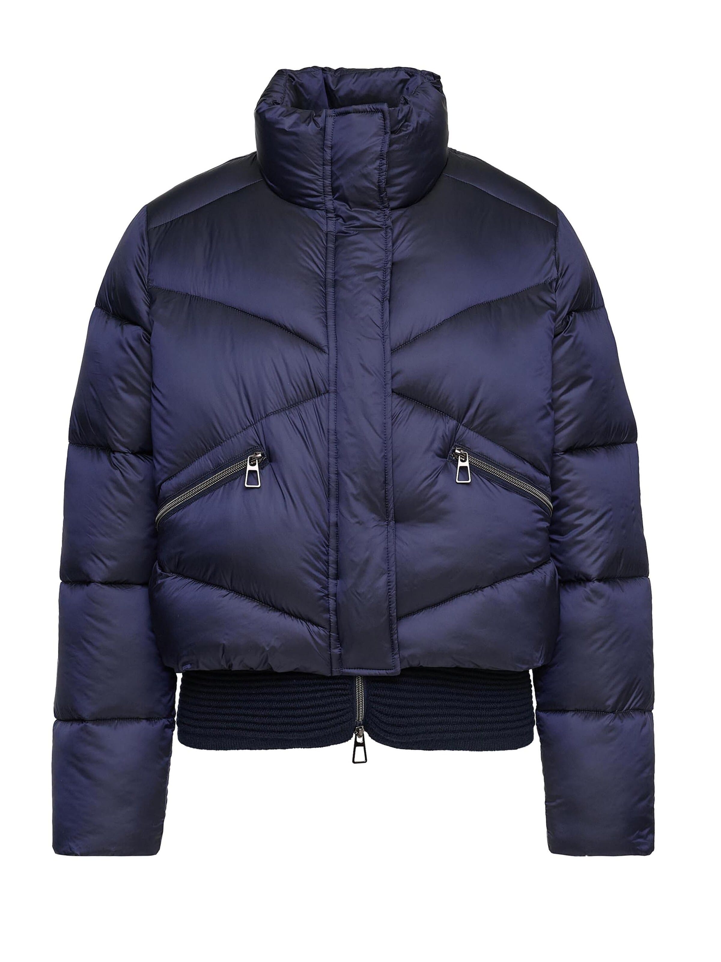 MANISA Between-Season Jacket 'Steppjacke' in Blue: front
