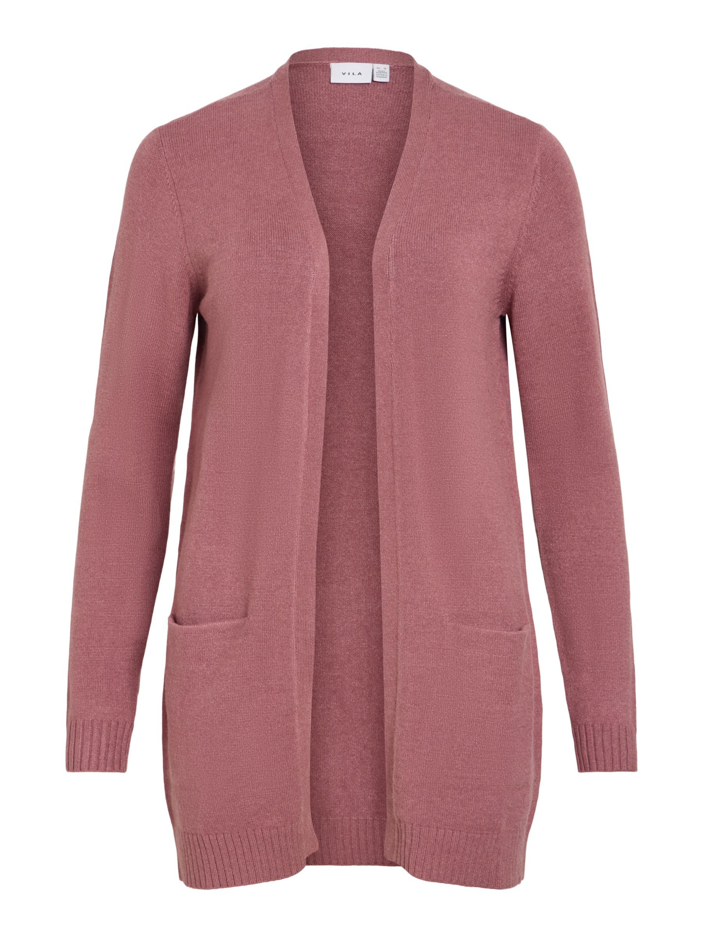 VILA Strickjacke 'VIRil' in rosa, Produktansicht