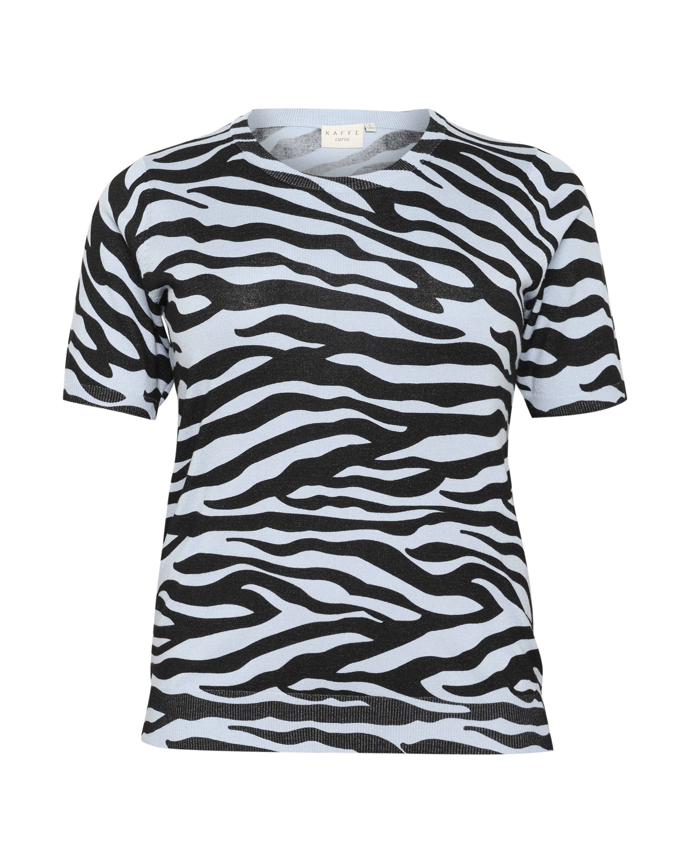 KAFFE CURVE Pullover 'KCLizzy' in Schwarz: Vorderseite