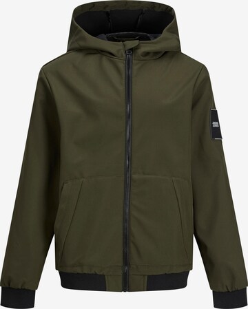 Veste de survêtement Jack & Jones Junior en vert : devant