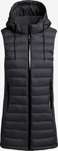 khujo Vest 'Becca' in Black: front