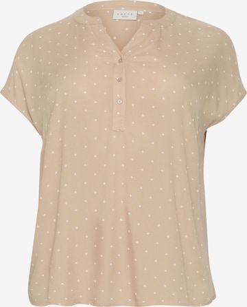 KAFFE CURVE Bluse 'KC Sida' in Beige: Vorderseite