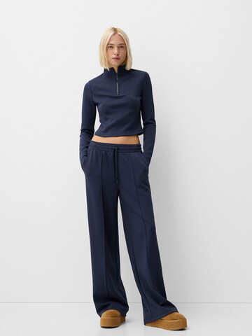 Bershka Sweatshirt in Blauw
