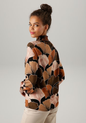 Aniston CASUAL Bluse in Braun