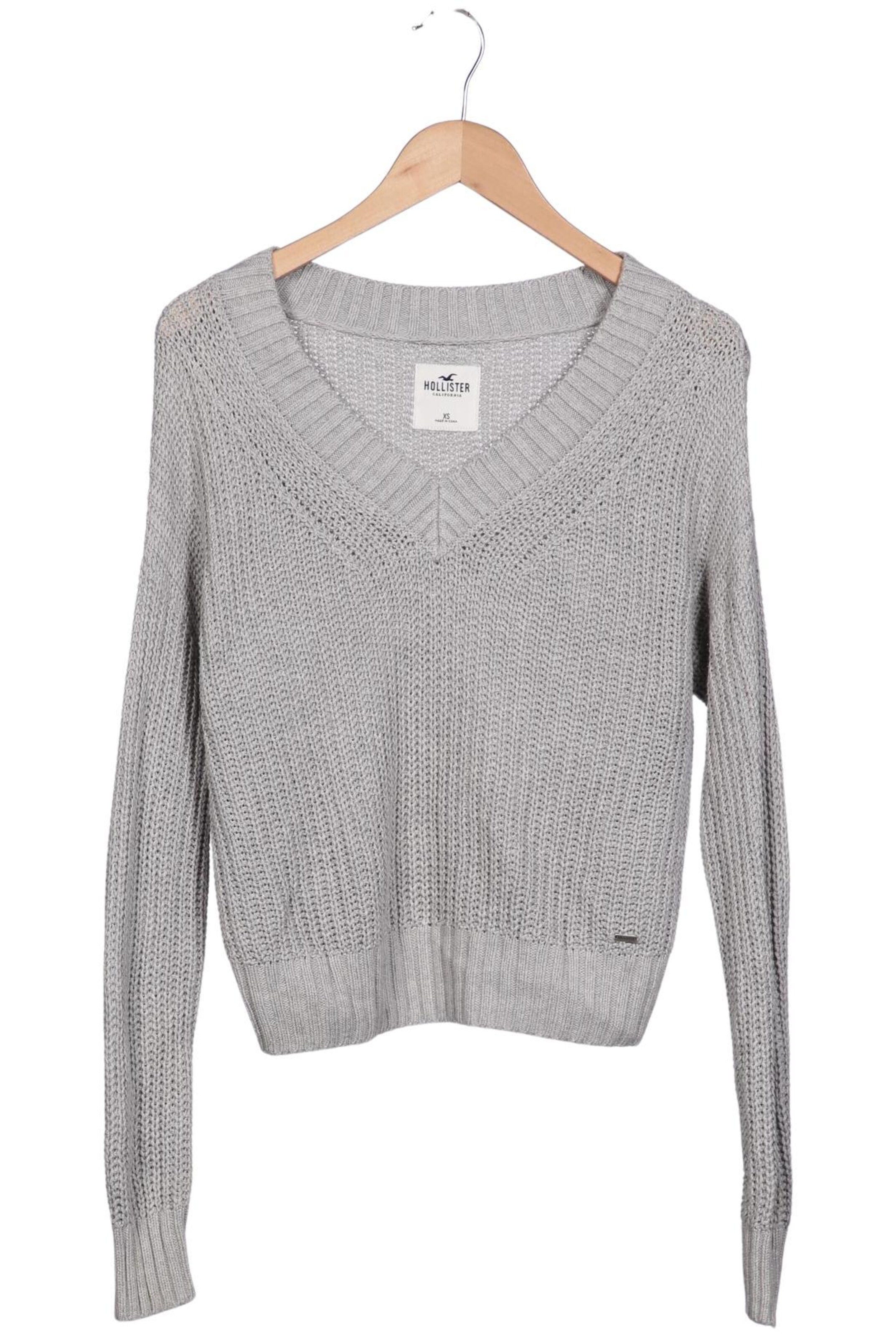 HOLLISTER Sweater & Cardigan in XS in Grey: front