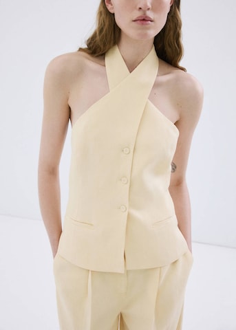 MANGO Top 'Martini' in Yellow