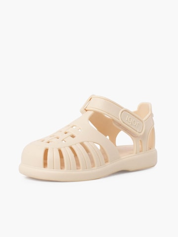 IGOR Beach & Pool Shoes in Beige: front