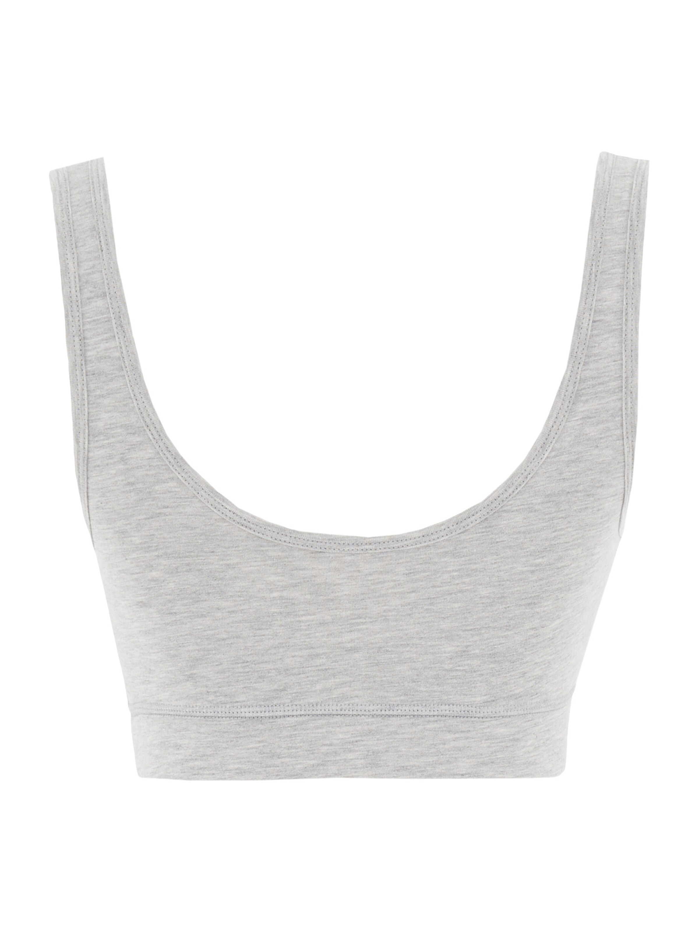 Organication Bralette Bra in Grey