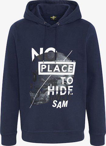 UNCLE SAM Sweatshirt in Blue: front