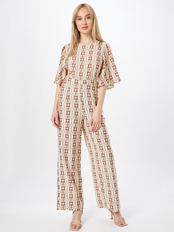 Tuta jumpsuit 'Cleo' di Traffic People in beige: frontale