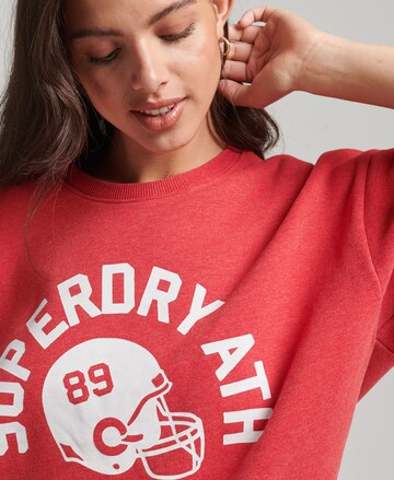 Superdry Sweatshirt 'College' in Red