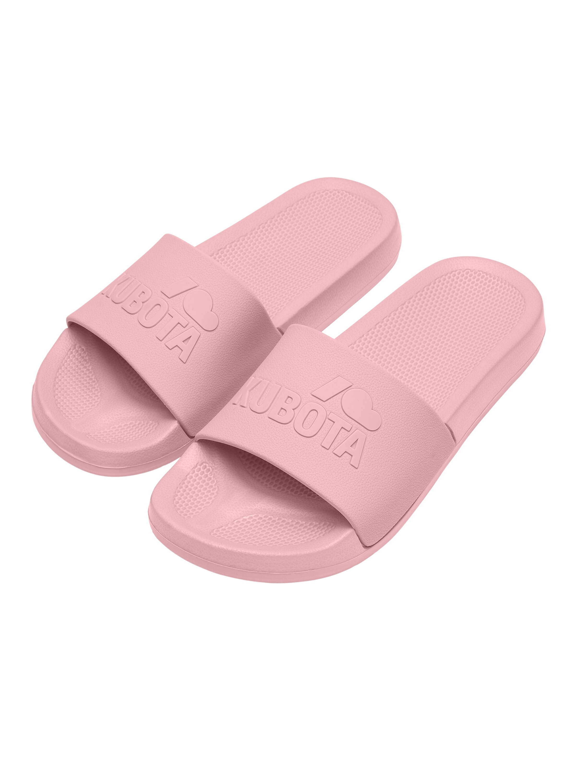 Claquettes / Tongs 'Kubota Women's Slip-On Light Green Basic Plain Pool Slides' Kubota en rose