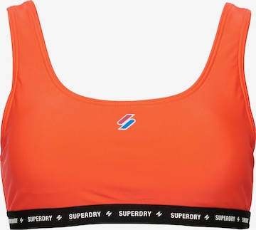 Superdry Bikini Top in Orange: front