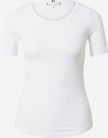 T-shirt TOMMY HILFIGER en blanc : devant